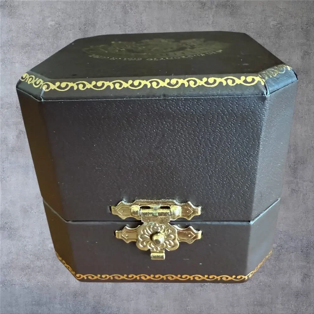 Juicy Couture Vtg Charm Box Brown Gold Crest Octagon Jewelry Case Y2K Nordstrom